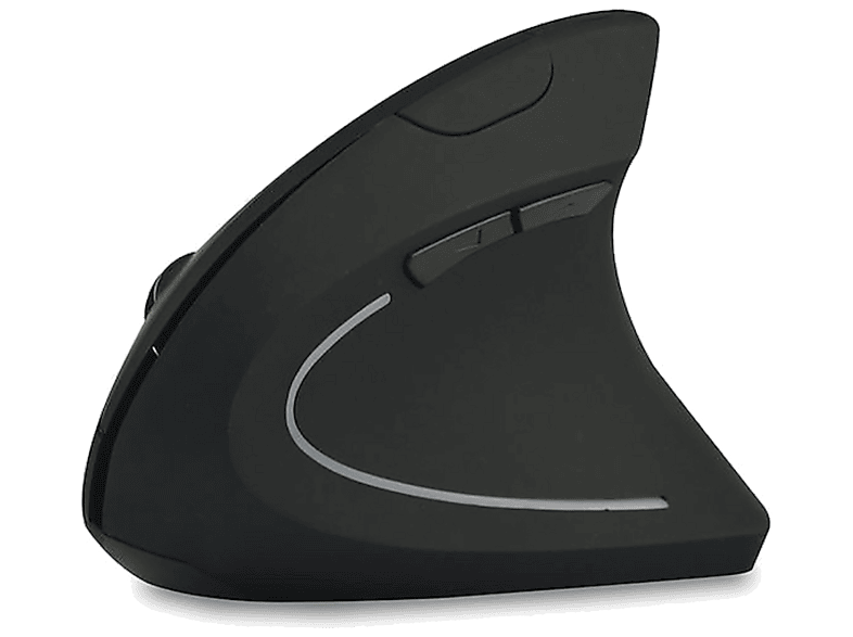 Acer Vertical Wireless Mouse, Inalámbrico, 6 botones, 1600 dpi, Negro