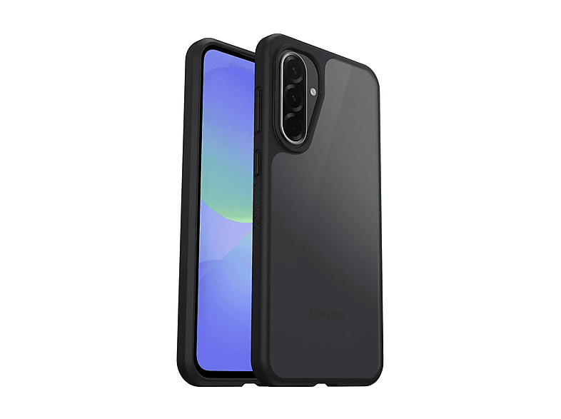 OTTERBOX React Series Cover per Samsung Galaxy A36 5G ,super resistente a shock e cadute,ultrasottile, testata norme MIL-STD 810G, Trasparente/Nero