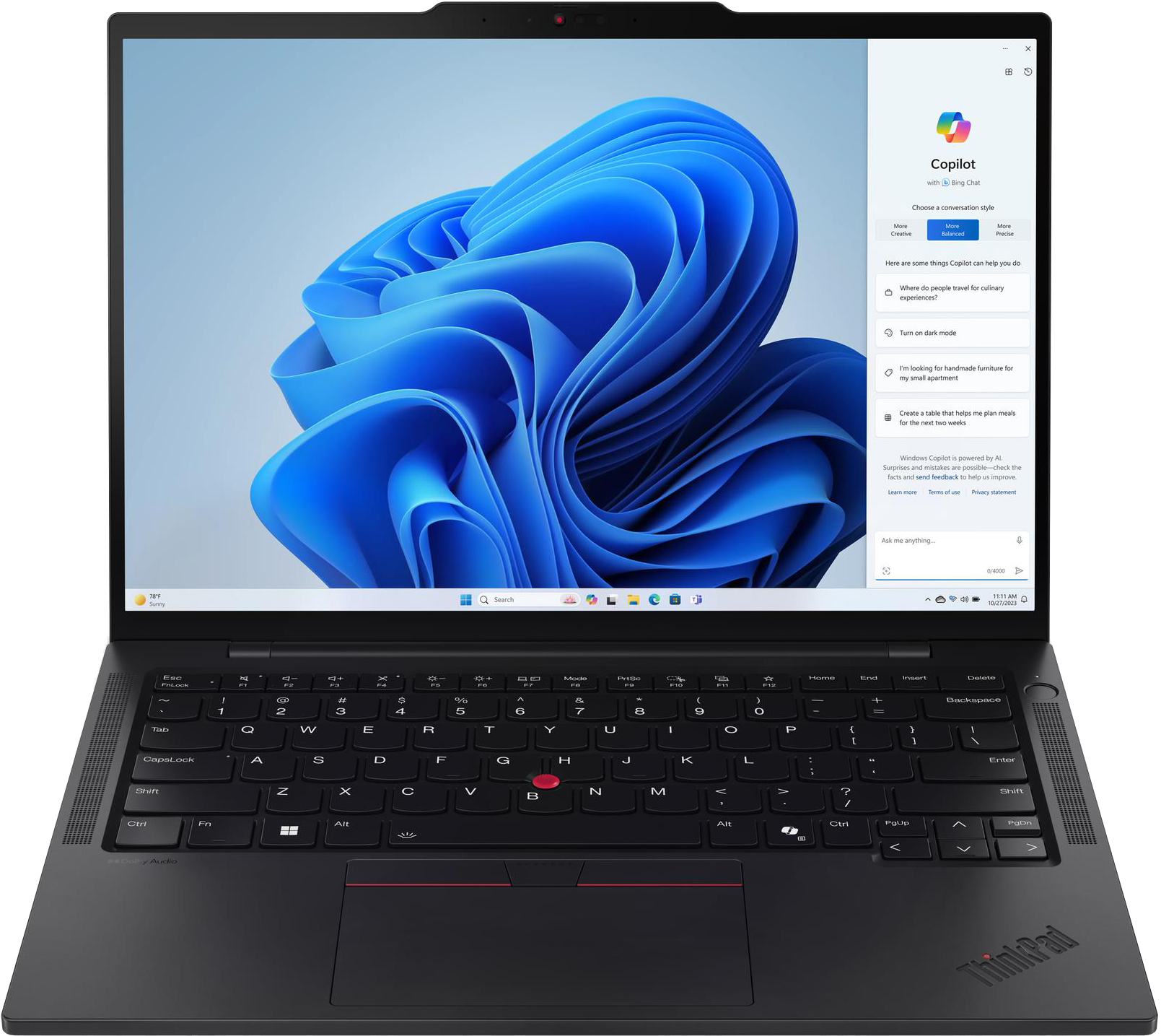 LENOVO ThinkPad T14s Gen 5 21LS002BHV Laptop (14" WUXGA/Core Ultra 7/16GB/512 GB SSD/Win11P)