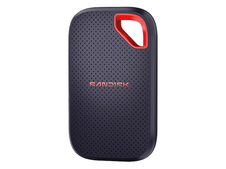 SANDISK Extreme® Portable Festplatte, 2 TB SSD, extern, Schwarz