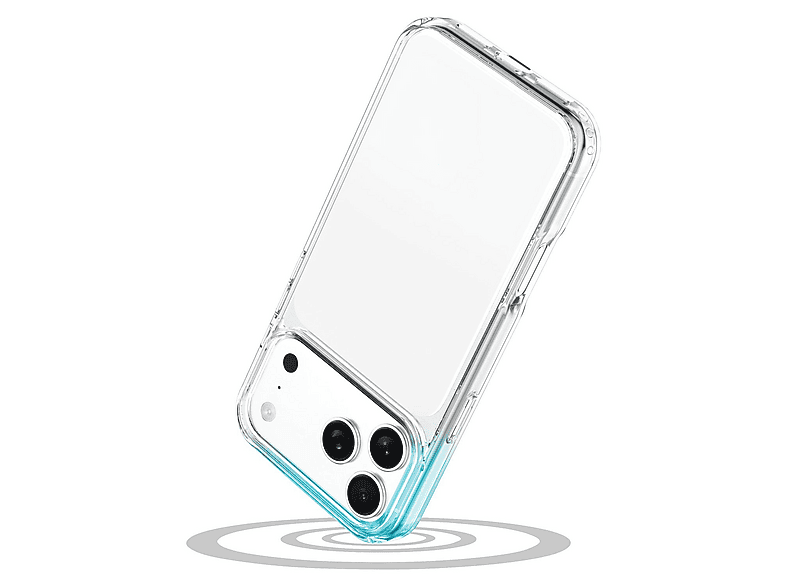 Funda móvil - CellularLine Cube Mag, Para Apple iPhone 17 Pro Max, MagSafe, Transparente