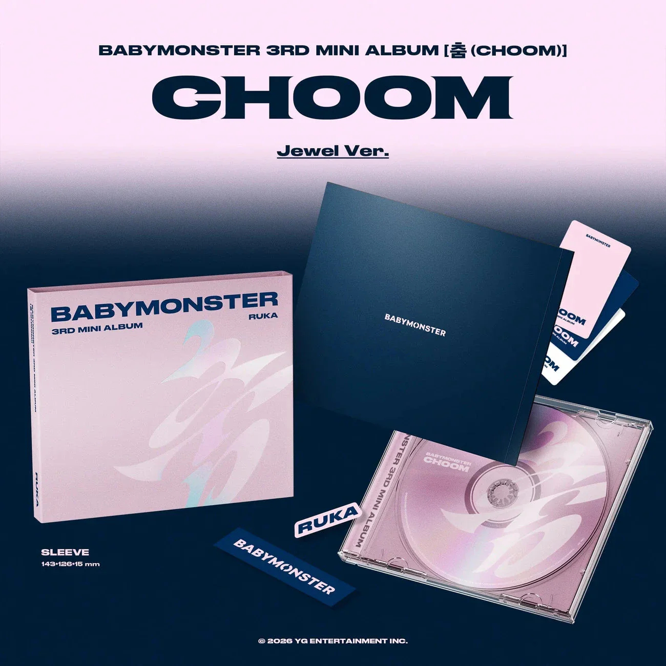 BabyMonster - Choom (O-Ring Sleeve) (Pharita Version) (CD)