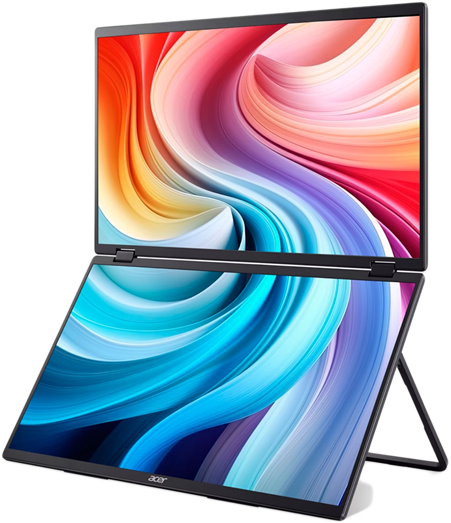 ACER PD193QTE 18,5'' Sík FHD Touch 100 Hz 16:9 Hordozható IPS Monitor