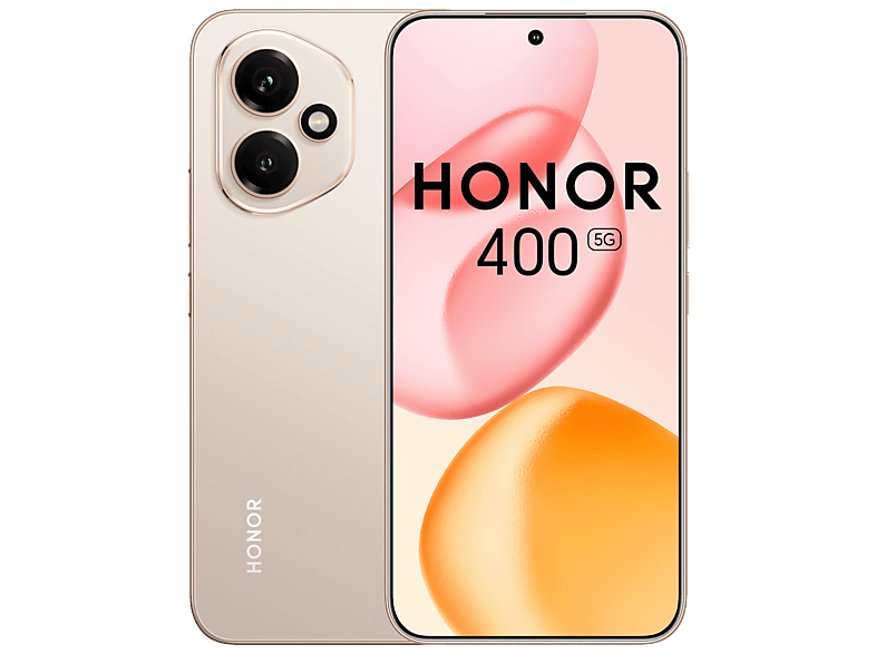Móvil - Honor 400 5G, Desert Gold, 512GB, 8GB RAM, 6.55 " AMOLED, Qualcomm Snapdragon 7 Gen 3, 5300 mAh