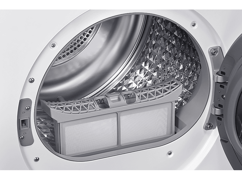 Samsung DV80DG52B0AEEG Wärmepumpentrockner (8 kg, EEK: C, 64 dB(A)), Weiß) — Foto 2 von 5