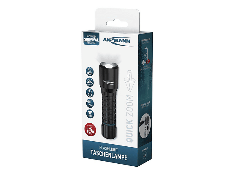 Ansmann TS1000RF LED Taschenlampe Survival wiederaufladbar — Foto 4 von 4