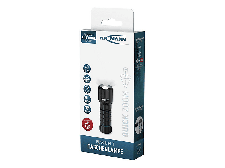 Ansmann TS450RF LED Taschenlampe Survival, wiederaufladbar — Foto 5 von 5