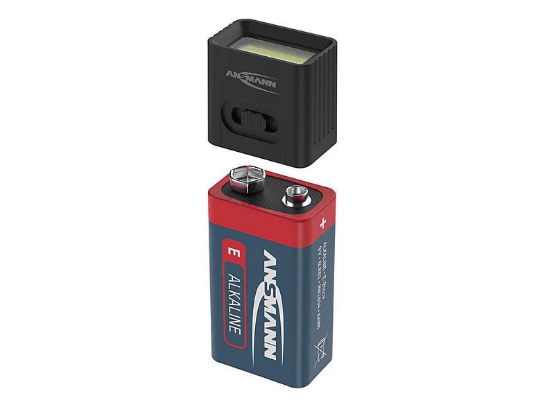 Ansmann COB LED-Leuchte mit 9V Batterie batteriebetrieben