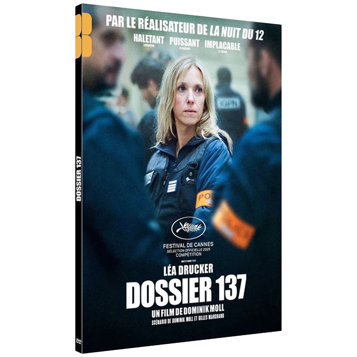 Affiche de film : femme blonde, uniforme, texte "DOSSIER 137".