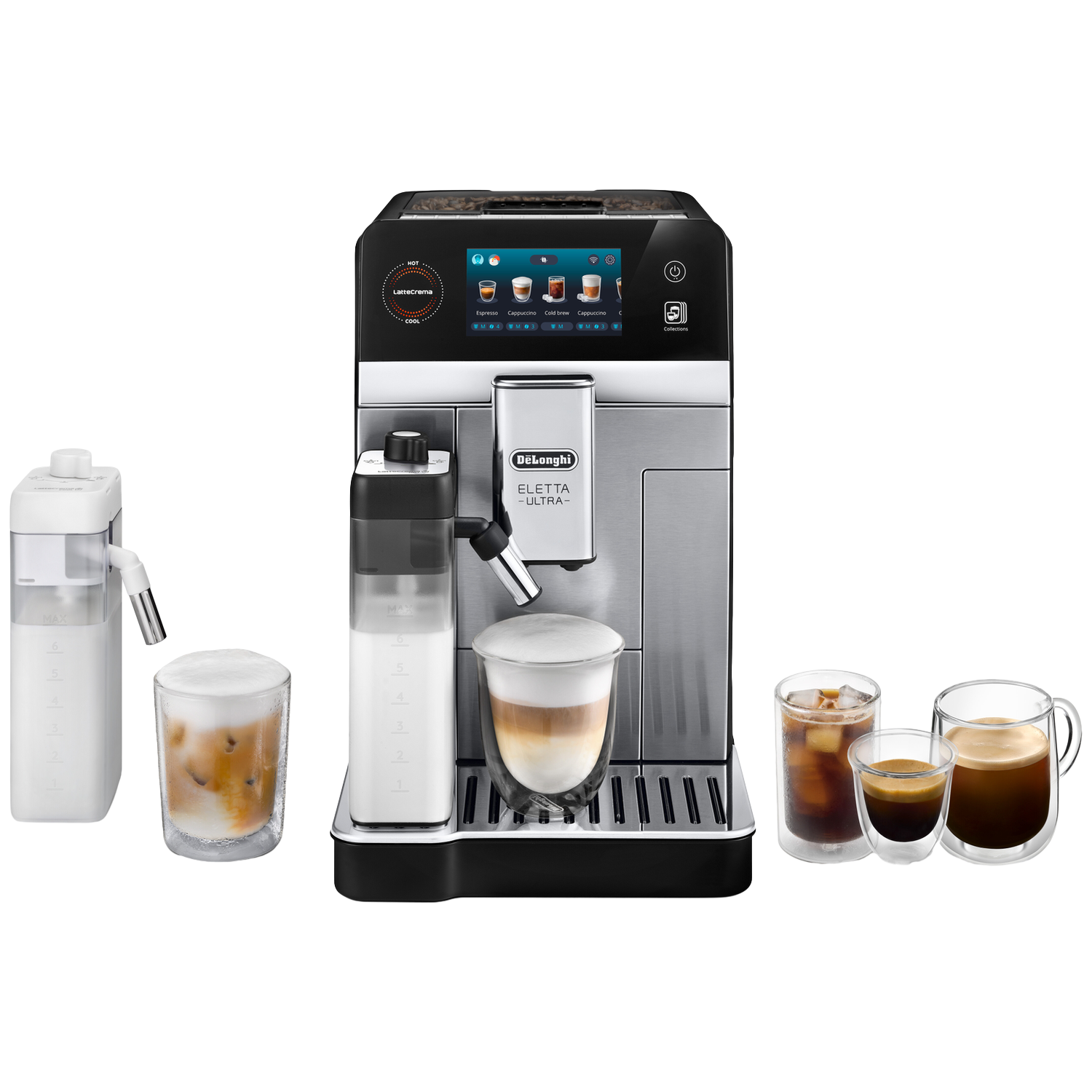 De Longhi Eletta Ultra Ecam470.85.mb - Volautomatische Espressomachine Metaal