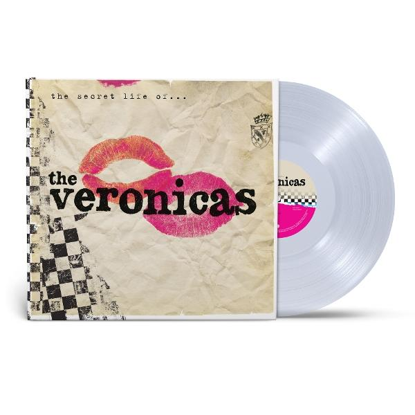 Schallplatte mit dem Titel "The Secret Life of... The Veronicas" mit Lippenabdruck.