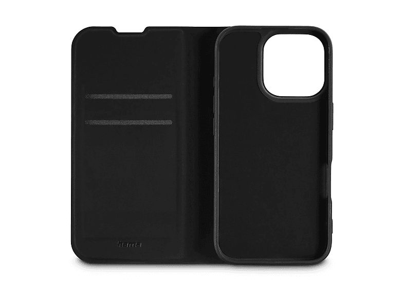 Hama Daily Protect, Bookcover, für Apple iPhone 16, Schwarz; Schutzhülle — Foto 3 von 5