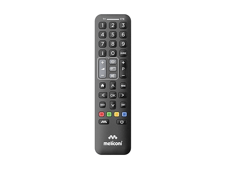 MELICONI CONTROL 2+, telecomando universale 2 in 1. Compatibile con TV e Decoder esterni