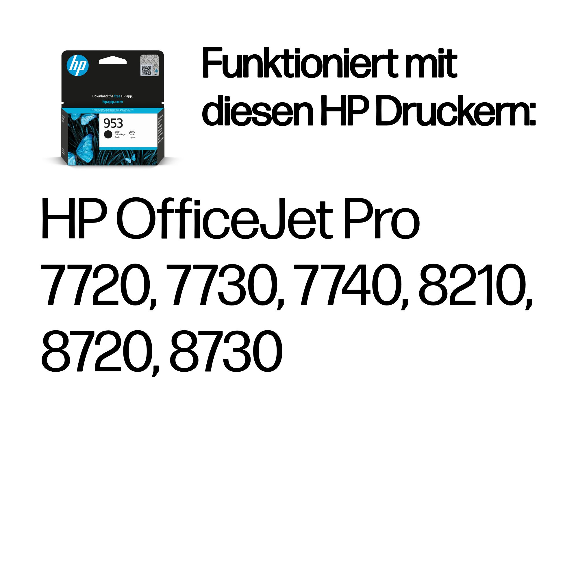 HP 953 Tintenpatrone für HP OfficeJet Pro Drucker.