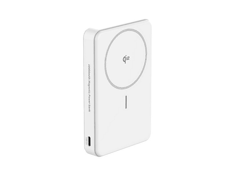 POWER BANK MAGSAFE CELLY 12W Wireless Powerbank 10000 mAh mAh, Bianco