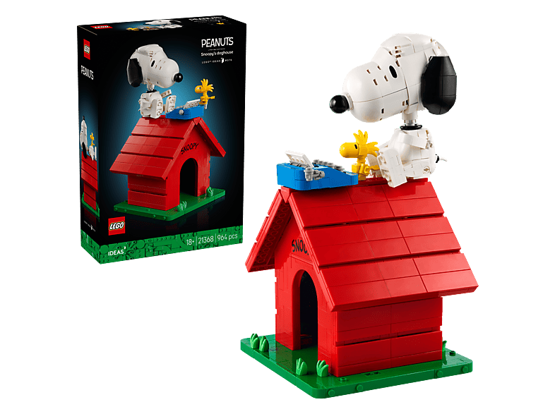 Lego Ideas 21368 Peanuts: Snoopy's Doghouse Bouwstenen Multicolor afbeelding