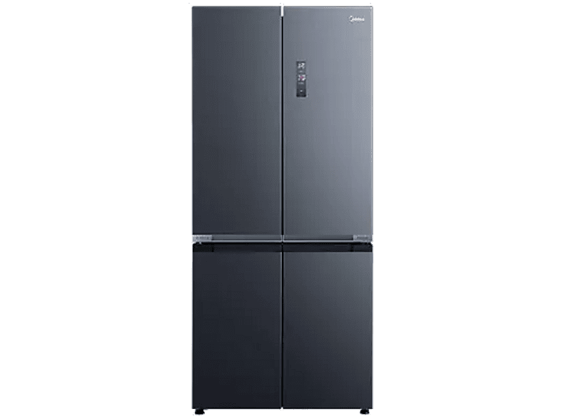 Midea MDRM706BIE70 Multi Door Kühl- und Gefrierkombination (515 l, E, 1910 mm hoch, No Frost (verminderte Eisbildung), Night Blue/Glasfront)