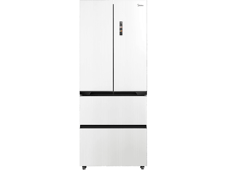 Midea MDRF600BIE36 French Door Kühl- und Gefrierkombination, Perfect Fit (435 l, E, 1910 mm hoch, No Frost (verminderte Eisbildung), Moon White)