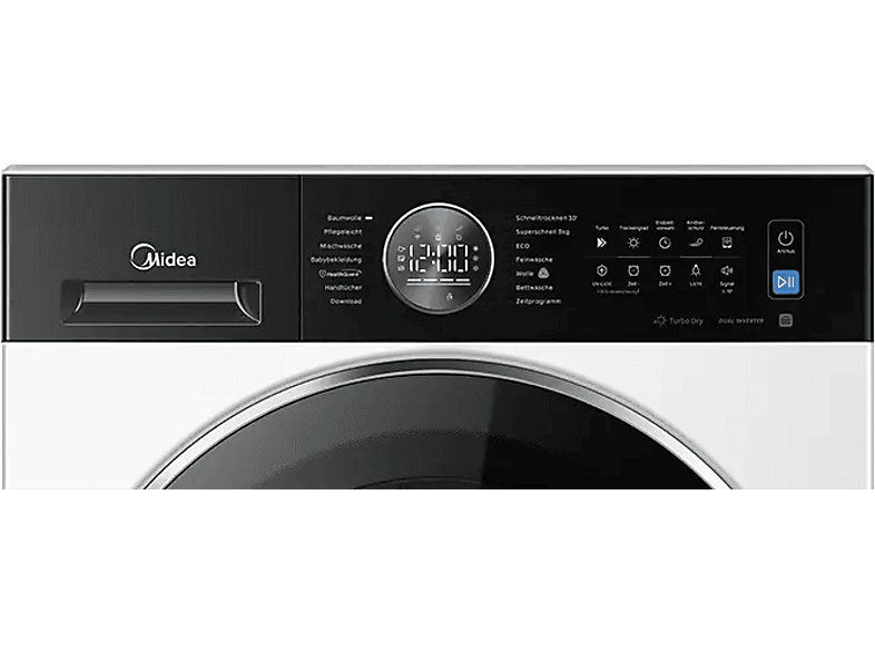 Midea MD210H100WB-B Wärmepumpentrockner (10 kg, EEK: B, 63 dB(A)), Weiß) — Foto 3 von 3