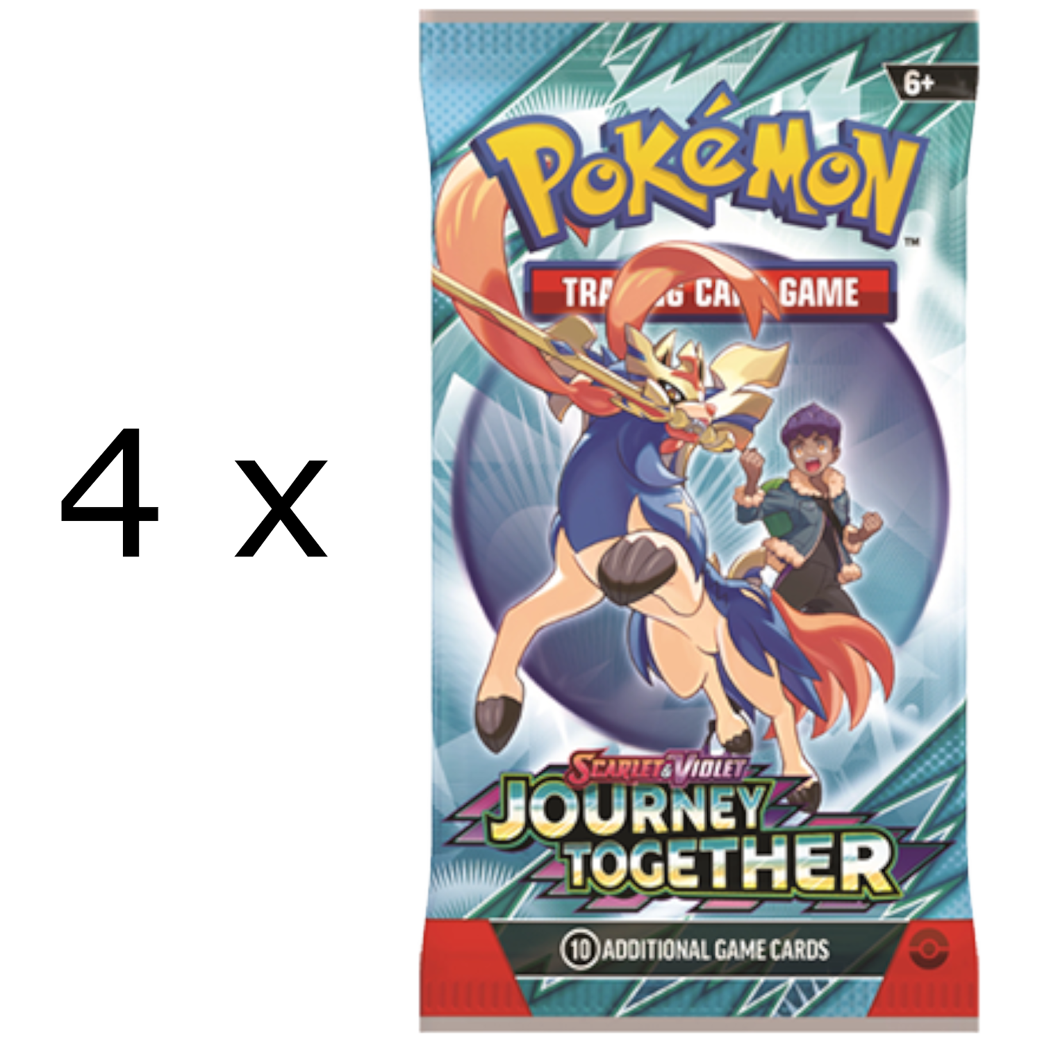 Pokémon Trading Card Game pak met Zacian en een trainer.
