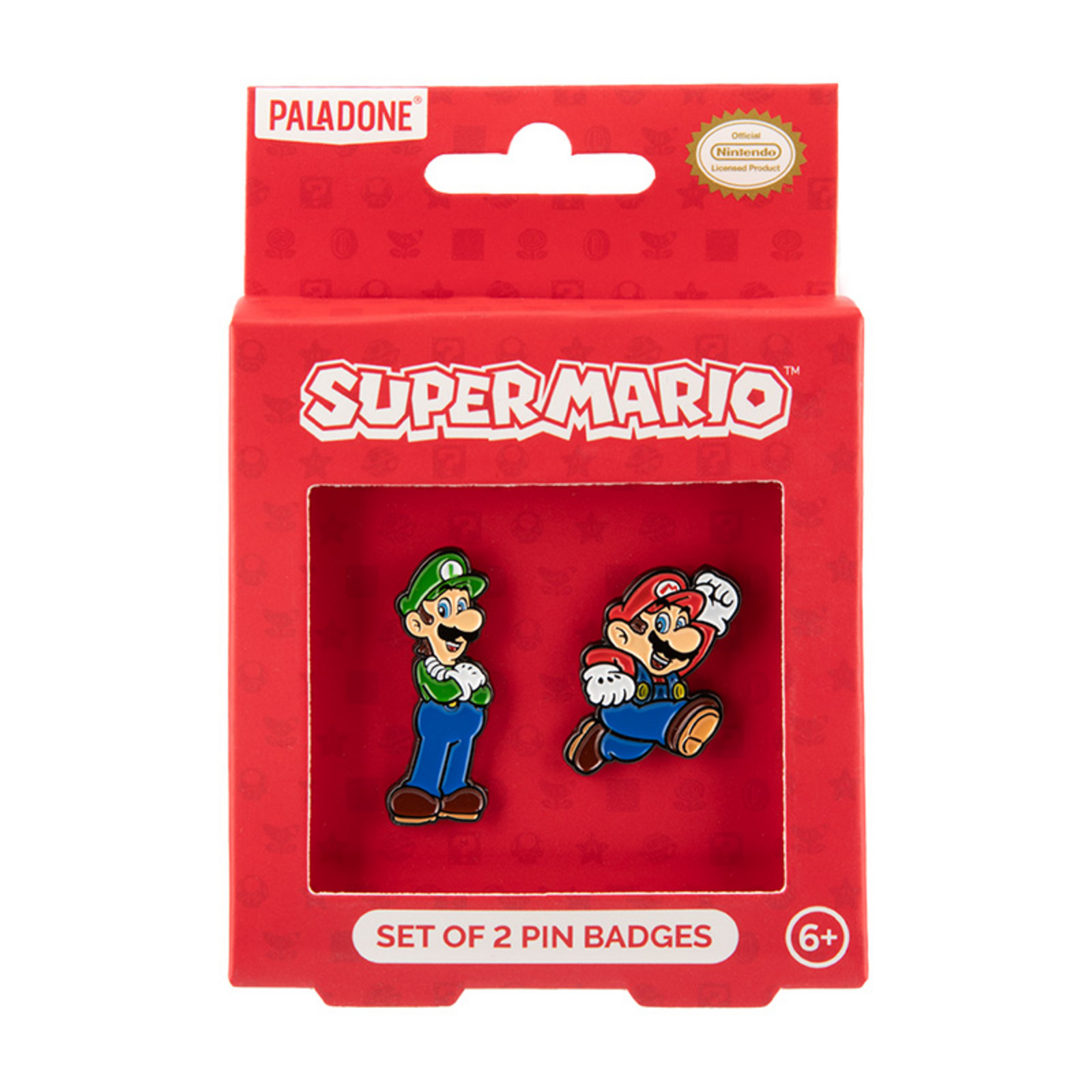 PALADONE PRODUCTS Super Mario - Emaille 2er Set Ansteckpin