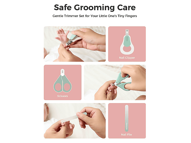 Momcozy CK017-GE00NB-A All-in-1-Baby-Grundausstattung; Babycare Set — Foto 4 von 5