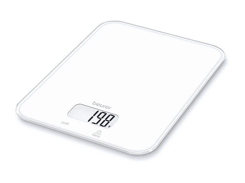 Beurer KS 19 Küchenwaage, Pure White (Max. Tragkraft: 5 kg)