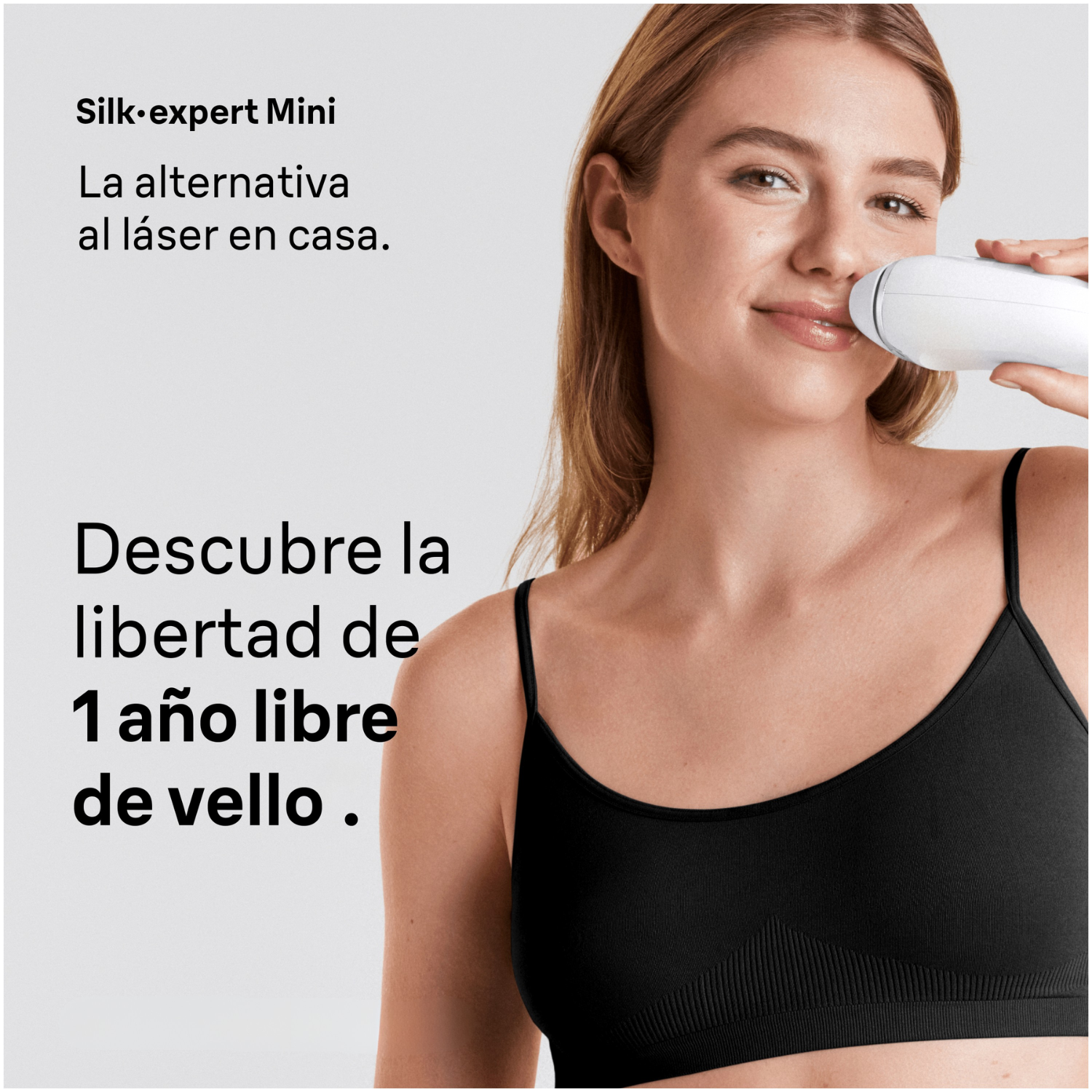 Silk expert mini. La alternativa al láser en casa. Descubre la libertad de 1 año libre de vello.