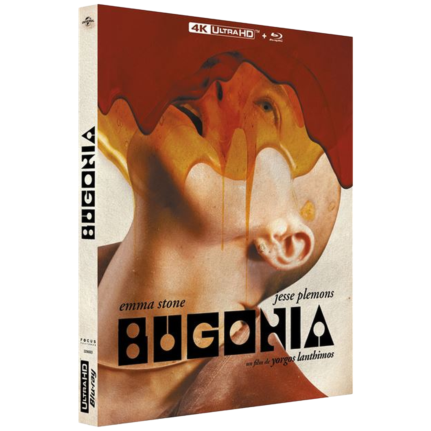 Couverture du film "Bugonia" avec Emma Stone et Jesse Plemons.