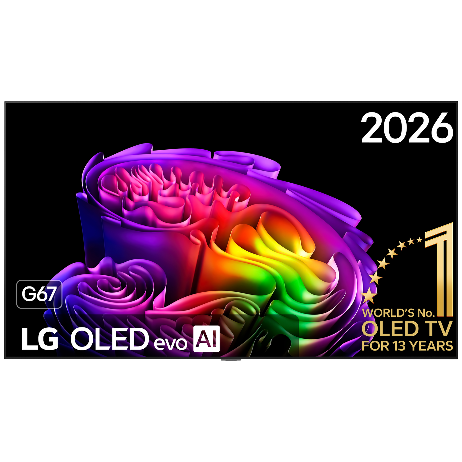 LG Evo AI 83G67LW - Ultra HD 4K - OLED-tv - 83 inch - 2026