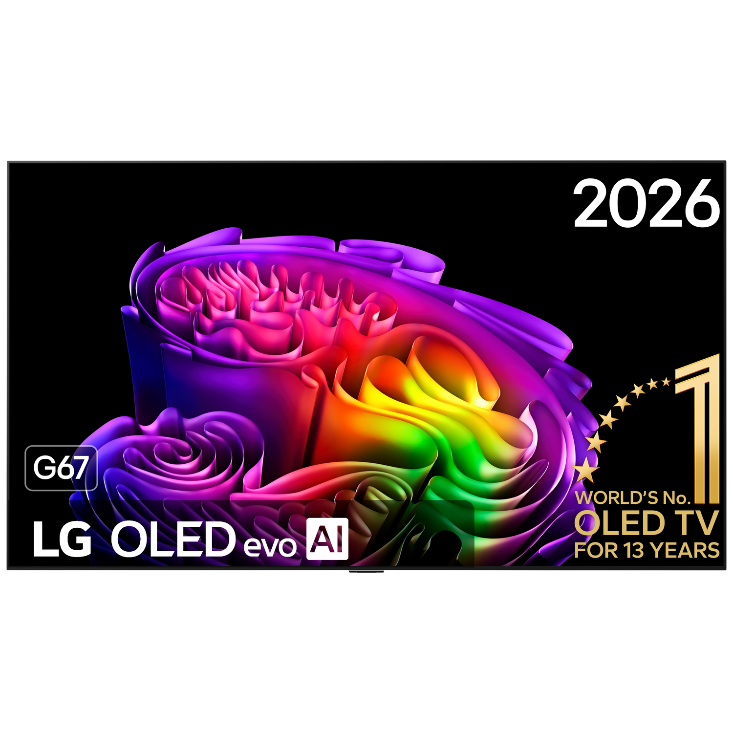 LG Evo AI 77G67LW - Ultra HD 4K - OLED-tv - 77 inch - 2026
