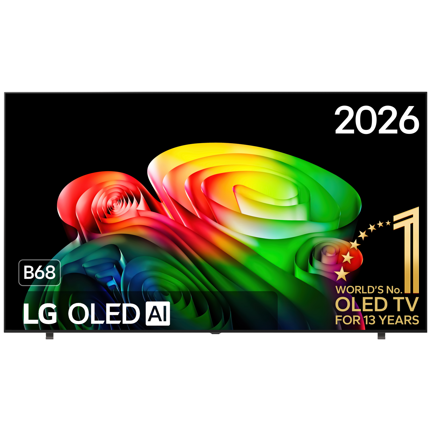 LG AI 83B68LA Ultra HD 4K OLED-tv 83 inch 2026