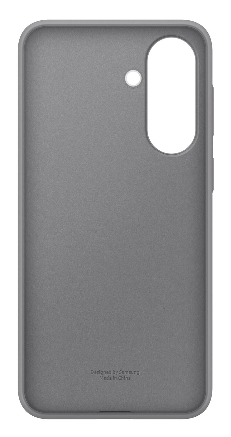 Szara obudowa telefonu z wycięciami na aparat i lampę błyskową.