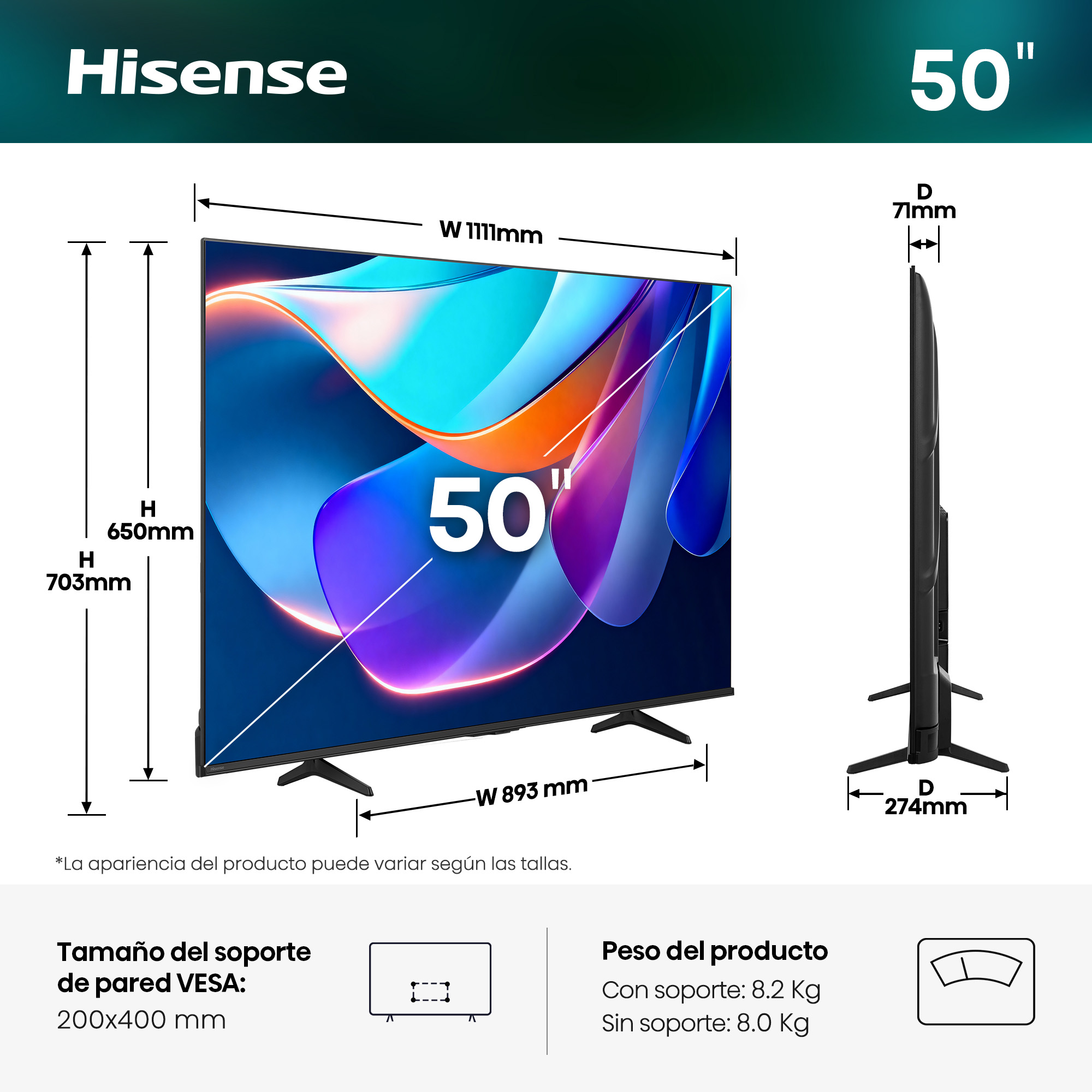 TV LED 50