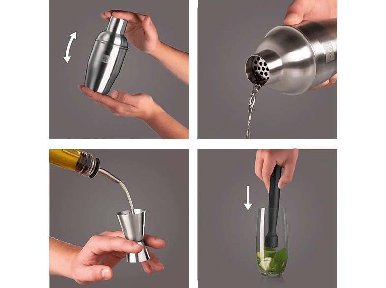 Vacu Vin VV7889362 Cocktail-Set 3-tlg.; Cocktailshaker Set — Foto 2 von 2