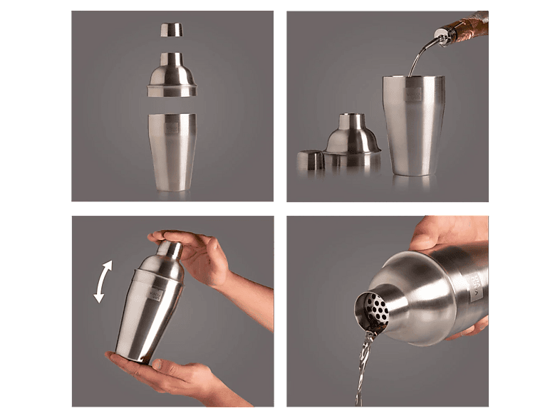 Vacu Vin VV78423606 Cocktailshaker Edelstahl 550ml — Foto 2 von 2