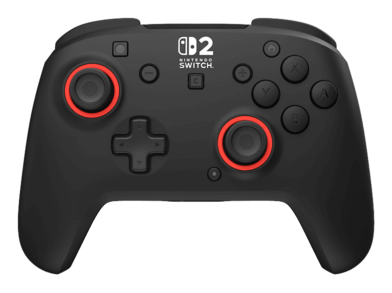 Mando Nintendo Switch 2 - Turtle Beach Rematch™ TBC-8105-05, Para Switch, Inalámbrica, Hasta 40h, Bluetooth, Sticks TMR, Alcance 9m, Negro