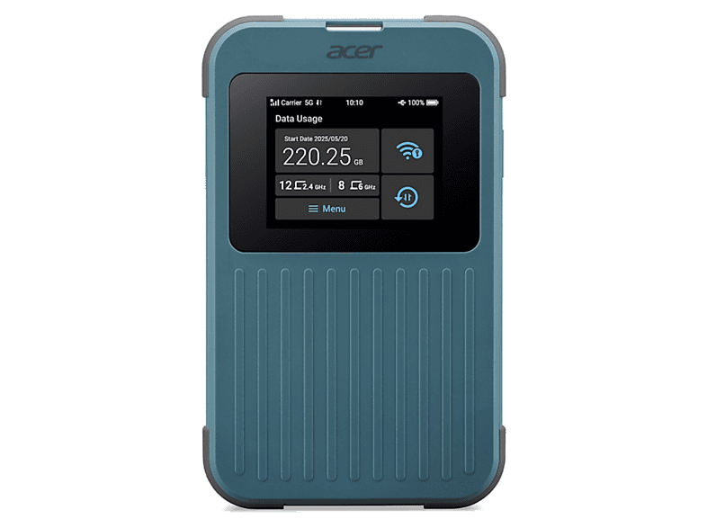 Router - Acer Connect M4, 1.2 Gbit/s, MU-MIMO,MIMO, Wifi 6, 5G, Hasta 16 dispositivos, Verde