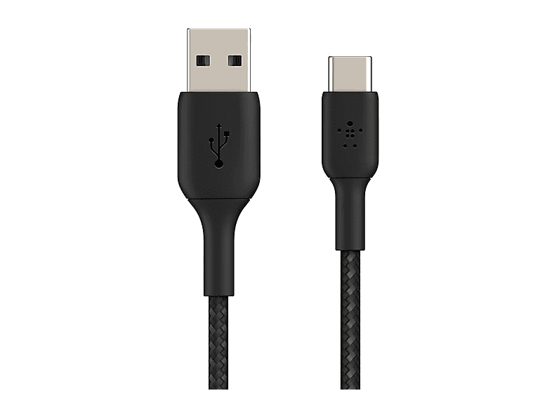 Belkin BoostCharge cable USB C trenzado (cable USB-C a USB-C, cable USB Tipo C compatible con iPhone 16, iPhone 15, Samsung Galaxy S24, S23, Google Pixel, iPad, MacBook y otros), 15 cm, negro – imagen 2