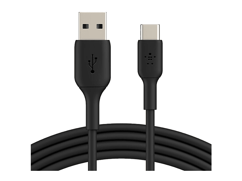 Cable USB - Belkin USB-A a USB-C de 15 W, 15cm, Universal, Negro