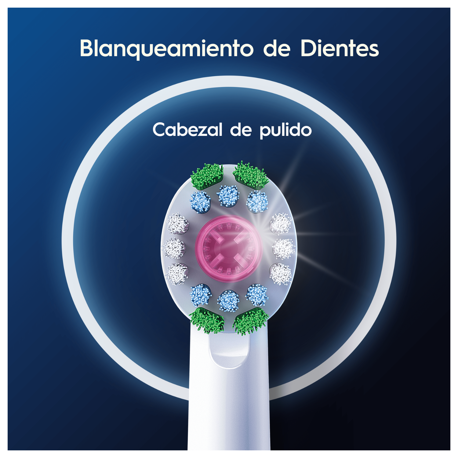 Blanqueamiento de dientes. Cabezal de pulido.