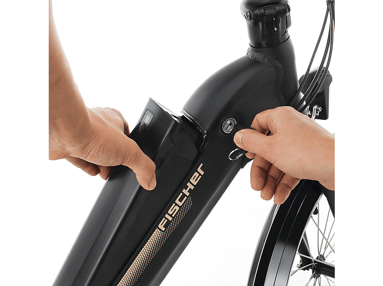 FISCHER Faltrad Agilo MOVE 2.0 Citybike (Laufradgröße: 20 Zoll, Rahmenhöhe: 38 cm, Erwachsene-Rad, 374, black matt)