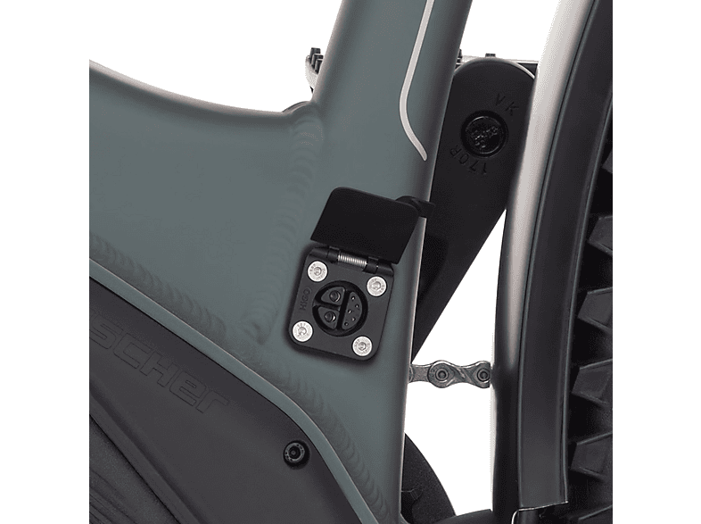 FISCHER TERRA 6.8i All Terrain Bike (ATB) (Laufradgröße: 28 Zoll, Rahmenhöhe: 43 cm, Erwachsene-Rad, 711, Graphite green matt)