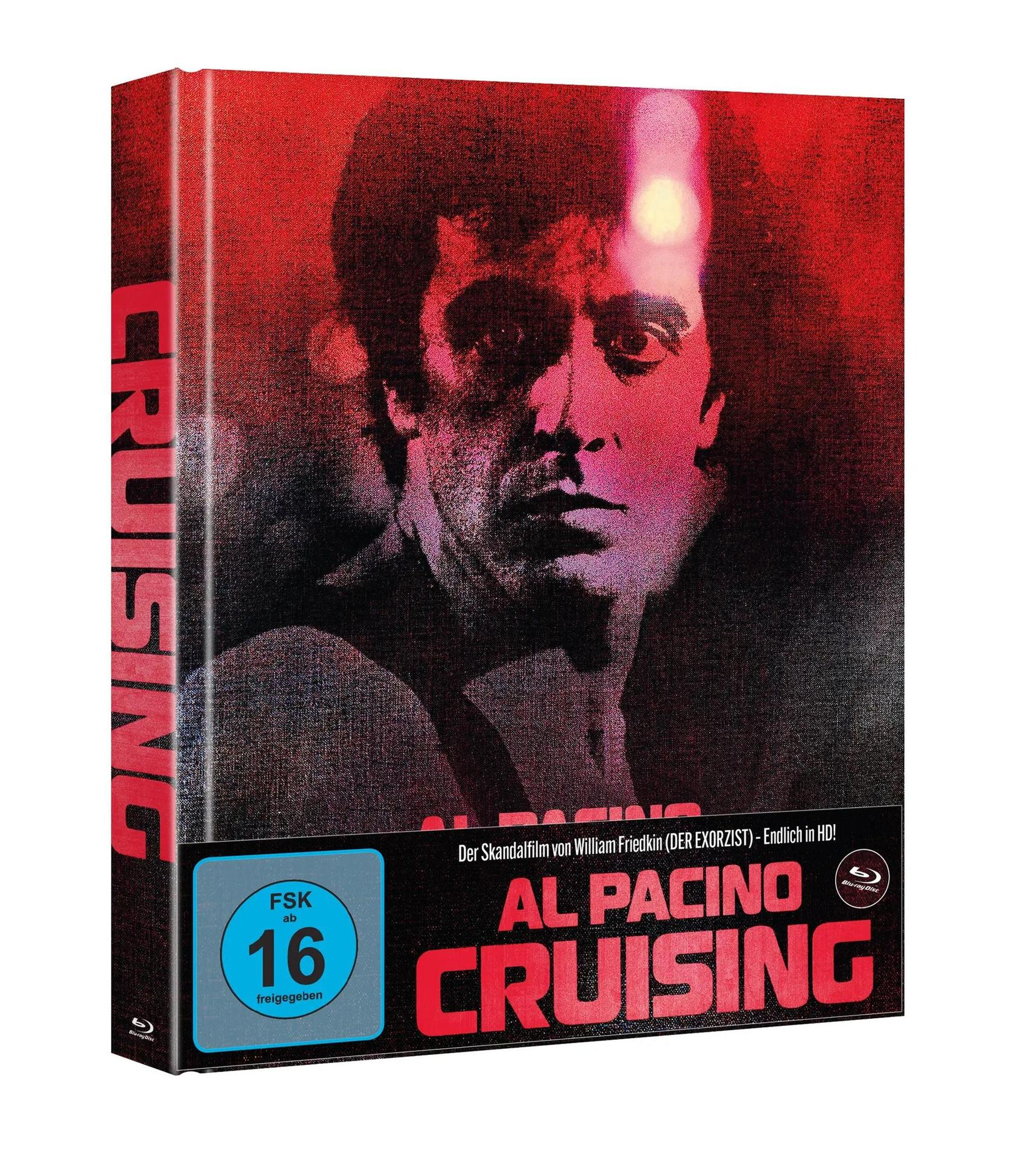 Ein Blu-ray-Cover für Cruising mit Al Pacino, FSK 16.