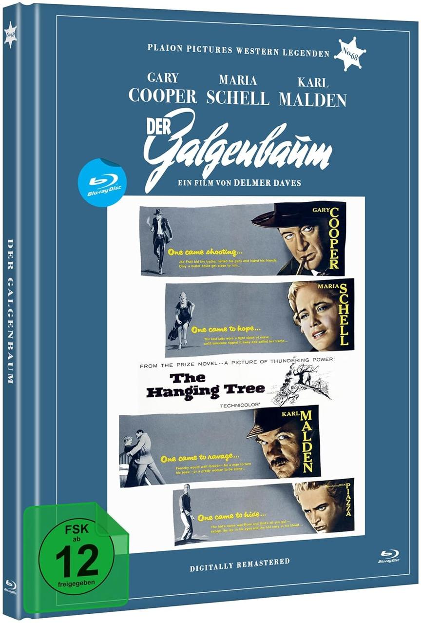 Blu-ray-Hülle: Der Galgenbaum mit Gary Cooper, Maria Schell, Karl Malden.
