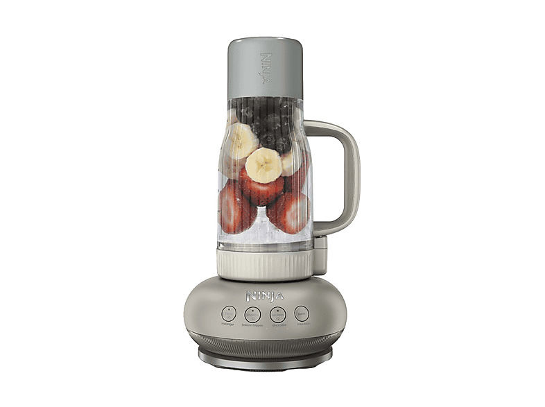 FRULLATORE NINJA BLENDBOSS TUMBLER BLENDER, Potenza 1100 W, Caraffa da 0.71 l, 1 velocità, Plastica e alluminio, Crush Blade, Beige