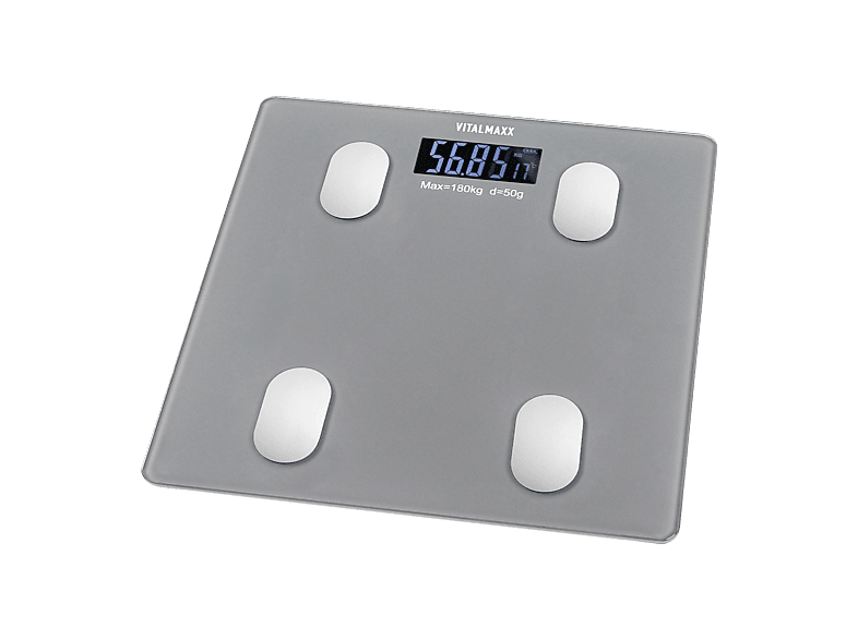 Vitalmaxx 19957 Körperanalysewaage, Maximale Tragkraft: 180 kg