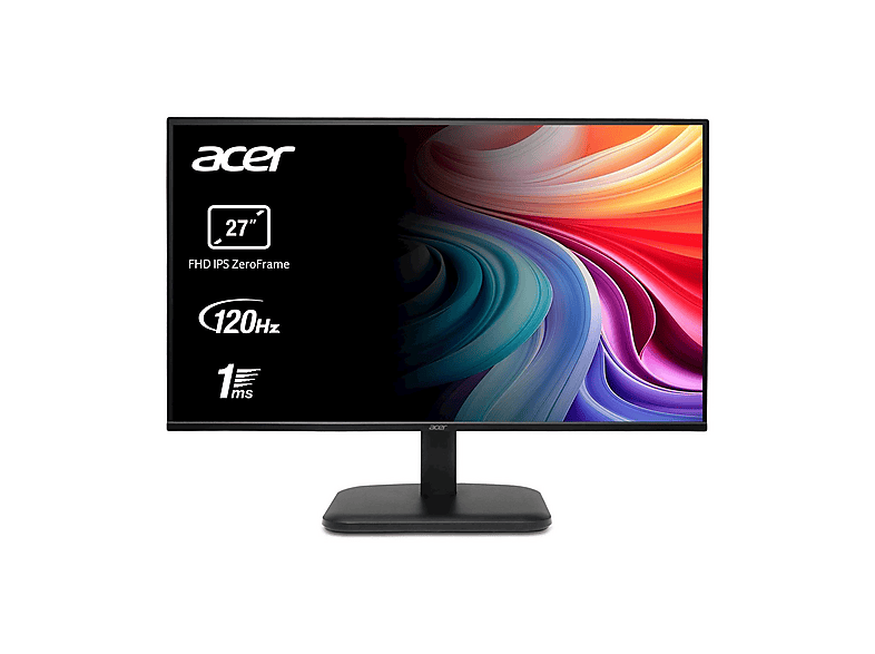 ACER EK271Gbi MONITOR, 27 ", Full-HD, 1920 x 1080 Pixel, tempo di risposta 5 ms, refresh rate 120 Hz