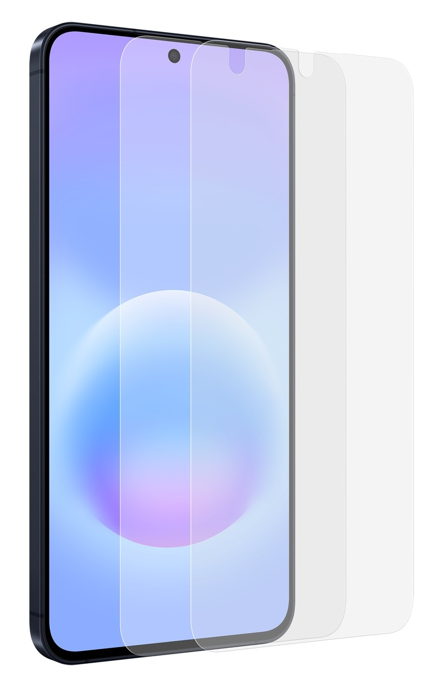 Ekran smartfona z dwiema osłonami ekranu.