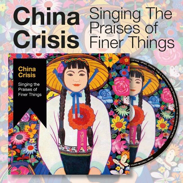 Cover: Zwei Mädchen mit Blumenmustern und Hüten, Albumtitel: China Crisis
